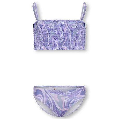 Kids ONLY Purple Rose Caroline Tie Dye Smock Bikini