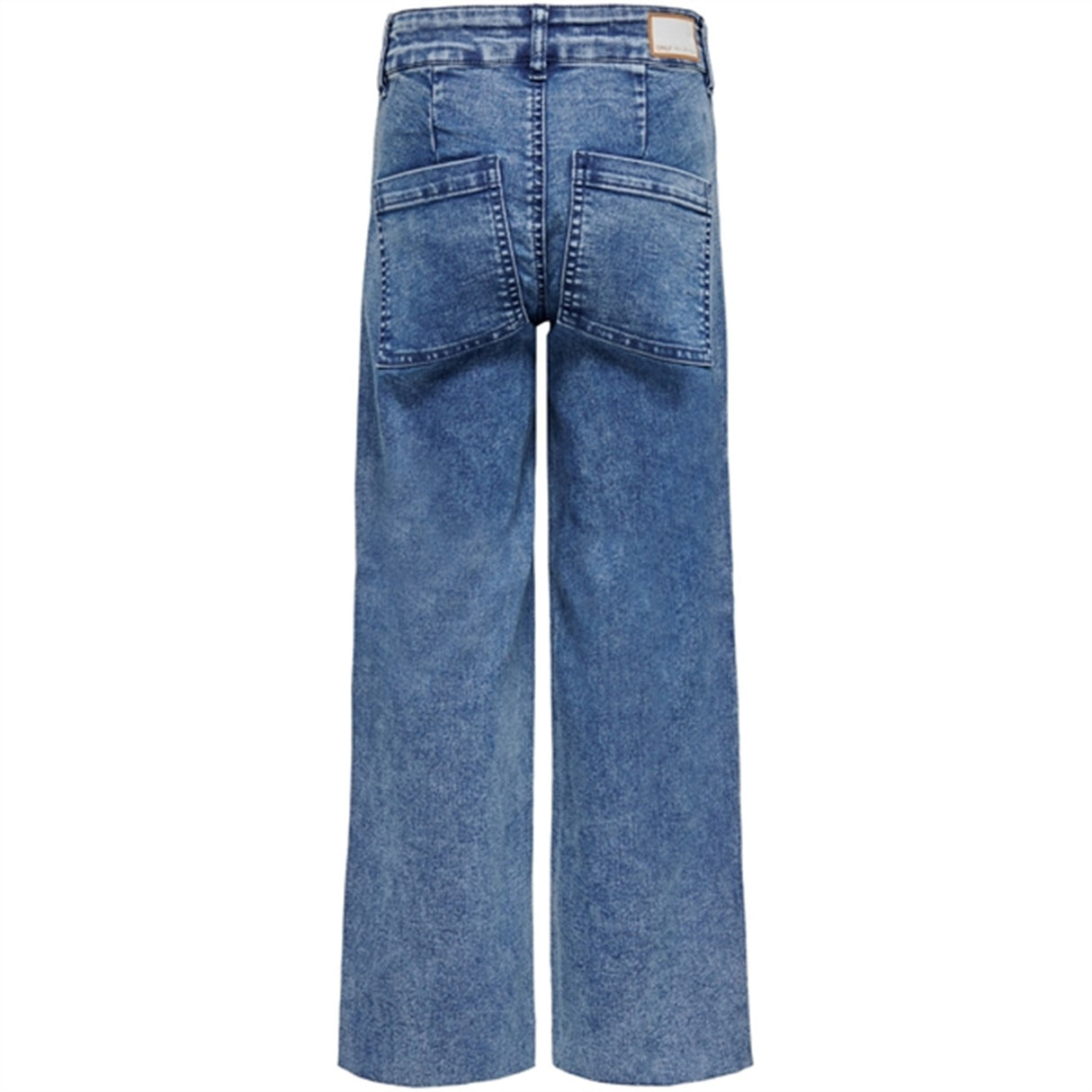 Kids ONLY Light Medium Blue Denim Sylvie Clean Wide Denim Jeans