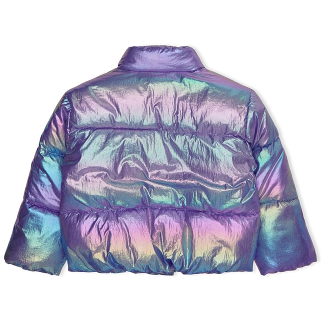 Kids ONLY MINI Purple Opulence Metallic Celine Short Quilt Jacket 2