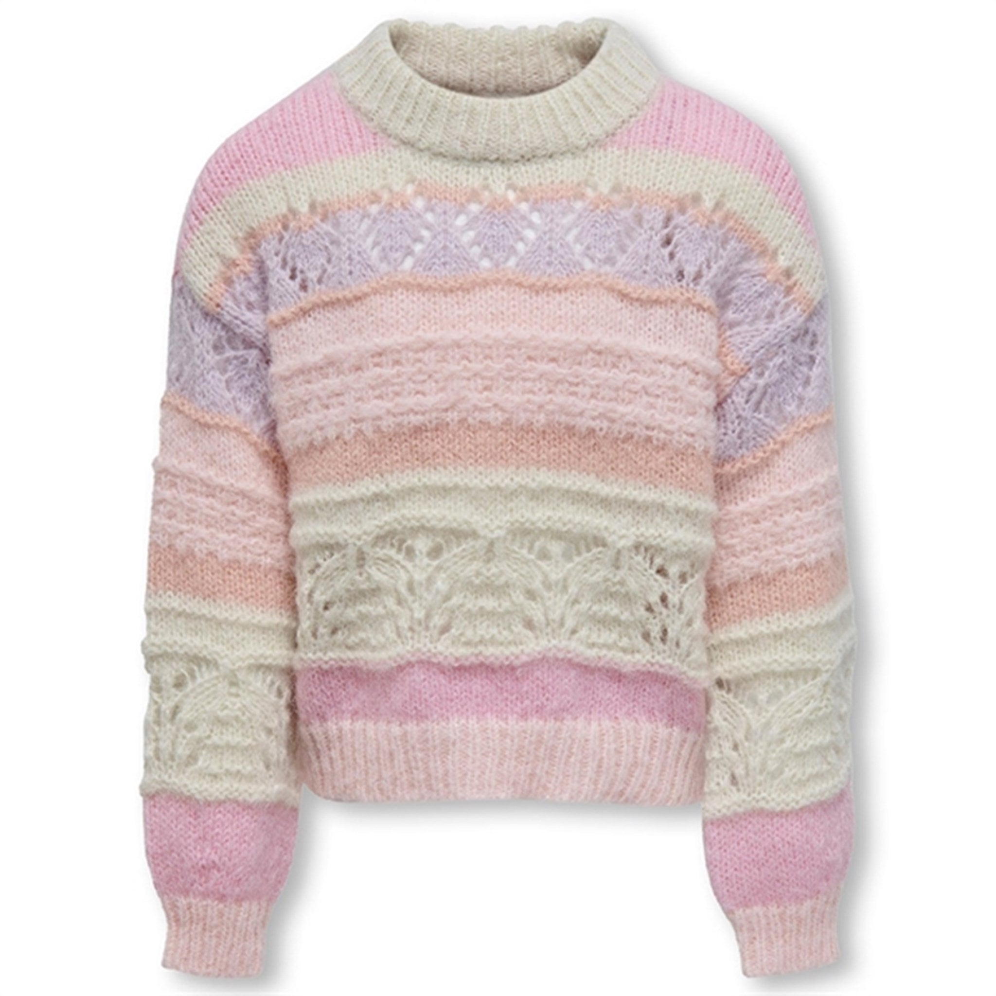 Kids ONLY Lavender Fog Gadina Life Pullover Knit