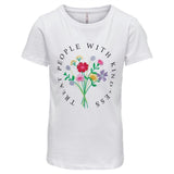 Kids ONLY Bright White Emma Flower T-shirt