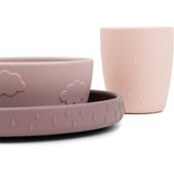 Done by Deer Stick&Stay Dinner Set Deer Friends Powder