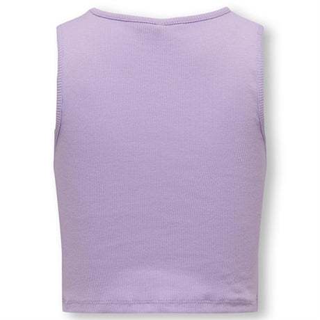 Kids ONLY Purple Rose Nussa Front Cut Out Short Top 2