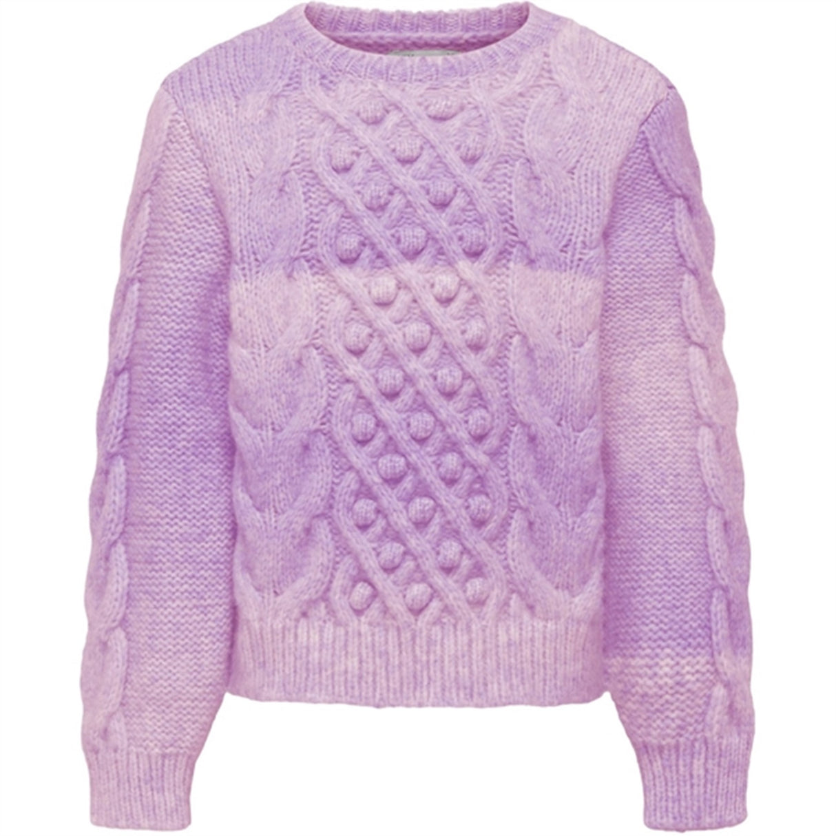 Kids ONLY Lavendula Space dyed Live Cable Knit Blouse