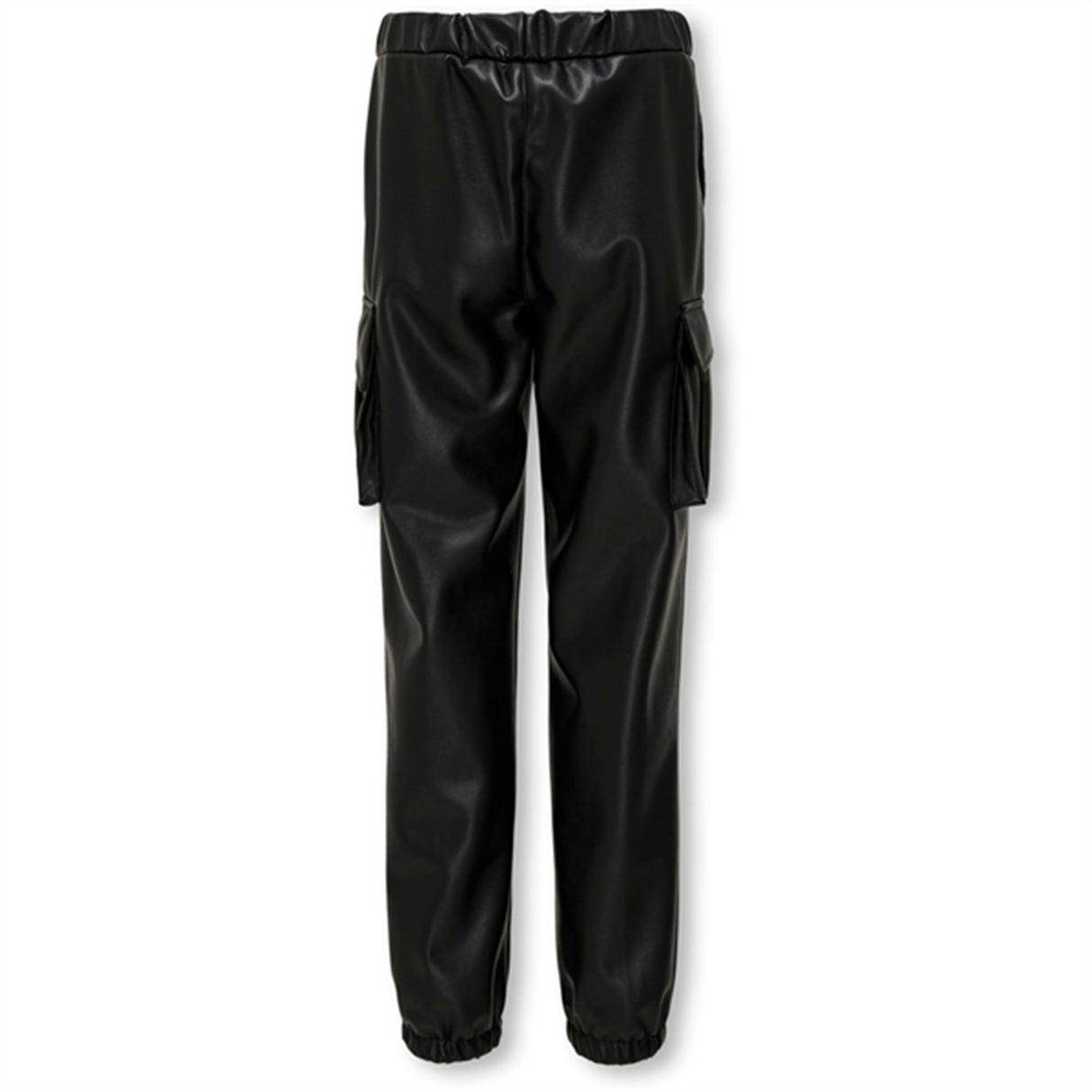 Kids ONLY Black Heidi Faux Leather Trackpants 2