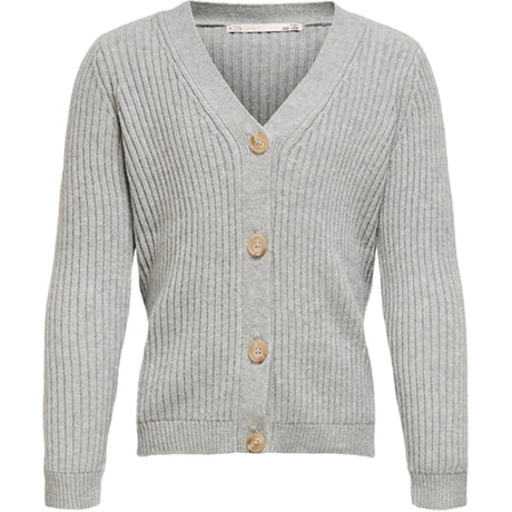 kids only Light Grey Melange Newkatia Knit Cardigan