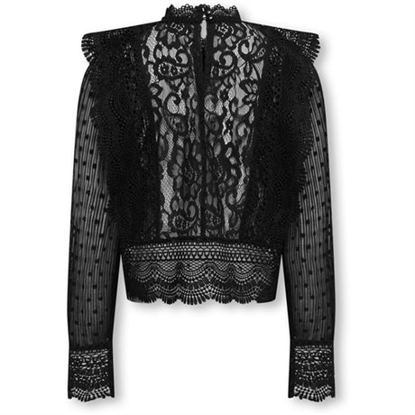 Kids ONLY Black Eliana Lace Blouse 2