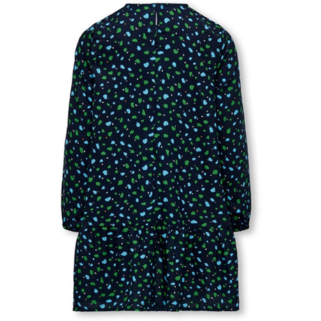 Kids ONLY Dress Blues Dots Holly Peplum Dress 2