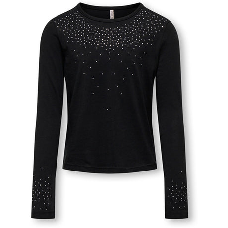 Kids ONLY Black Sille Stud Blouse