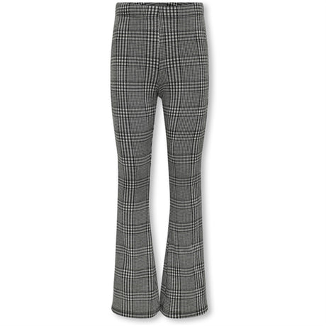 Kids ONLY Black Medium Grey Allen Check Flaired Pants