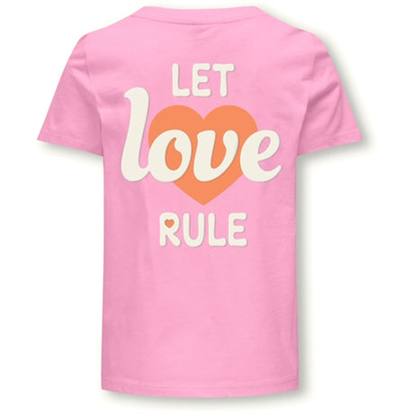 Kids ONLY Begonia Pink Love Senna Heart T-Shirt 2