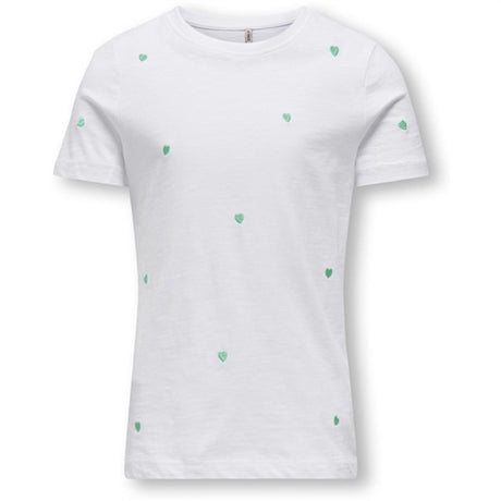 Kids ONLY Bright White Sage Ketty T-Shirt