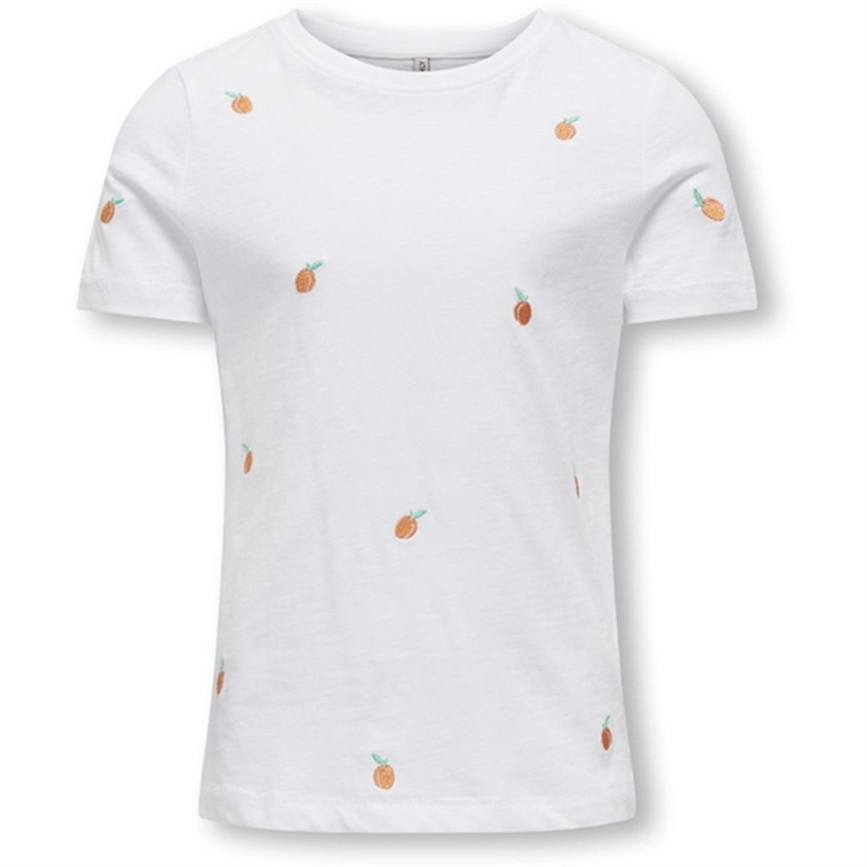Kids ONLY Bright White Peach Ketty T-Shirt