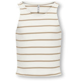 Kids ONLY White Pepper Nessa Stripe Top