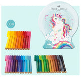 Faber-Castell Felt Pens Connector 33 Pcs Unicorn Horse