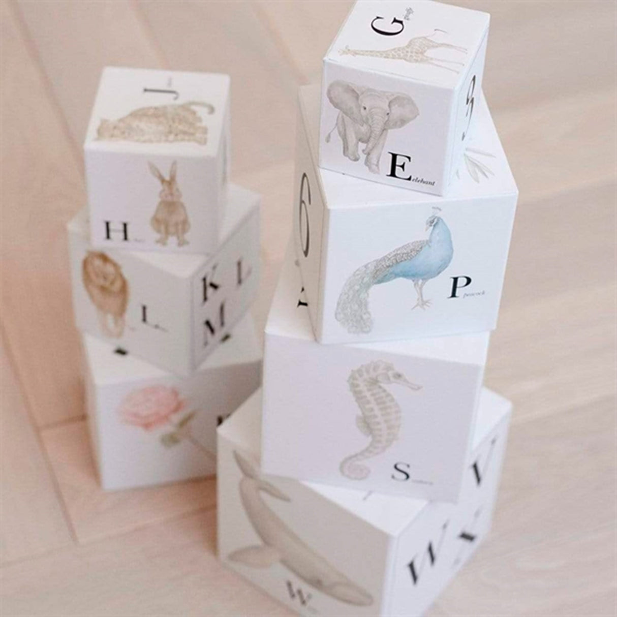 Cam Cam Copenhagen Stacking Boxes Alphabet Animals