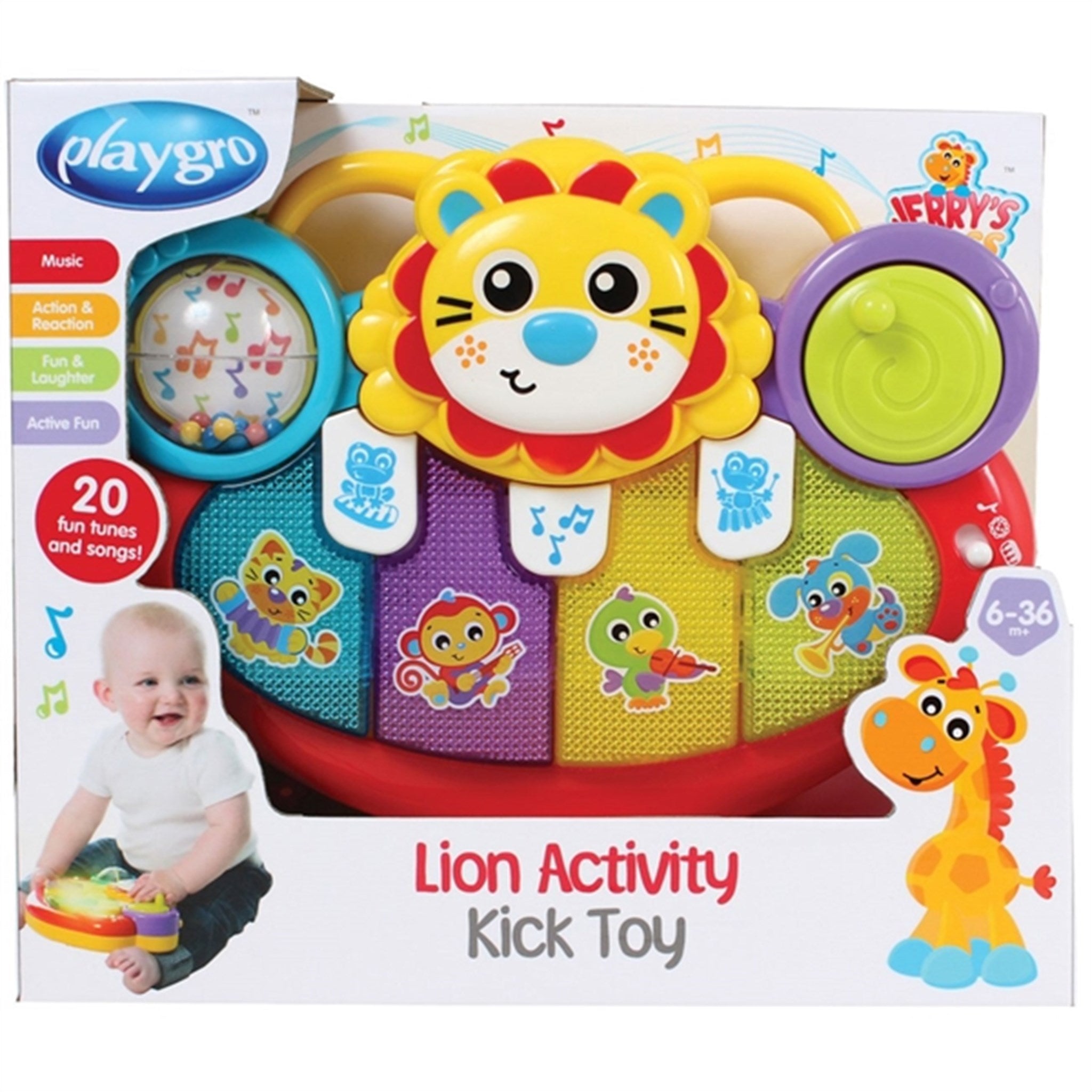 Playgro Activity Lion Toy Piano 4