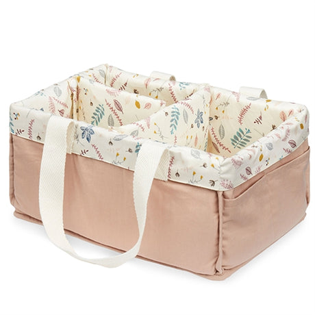 Cam Cam Copenhagen Diaper Caddy Pressed Leaves Rose