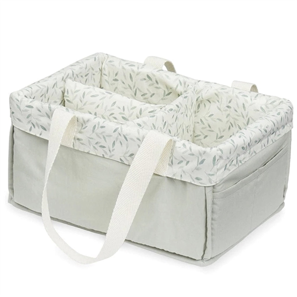 Cam Cam Copenhagen Diaper Caddy Green Leaves