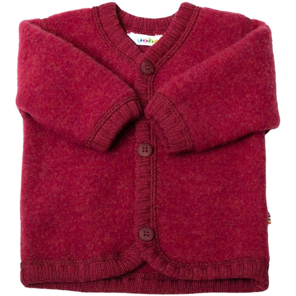 Joha Wool Fuchsia Melange Cardigan