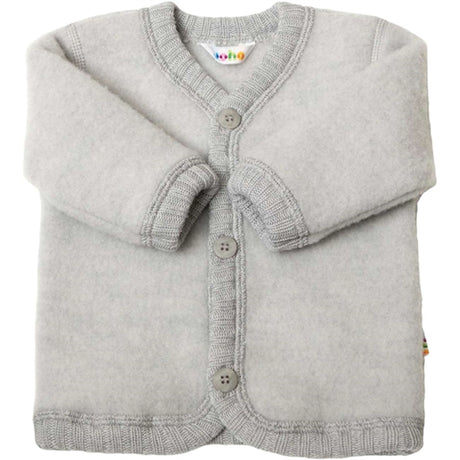 Joha Wool Silver Melange Cardigan