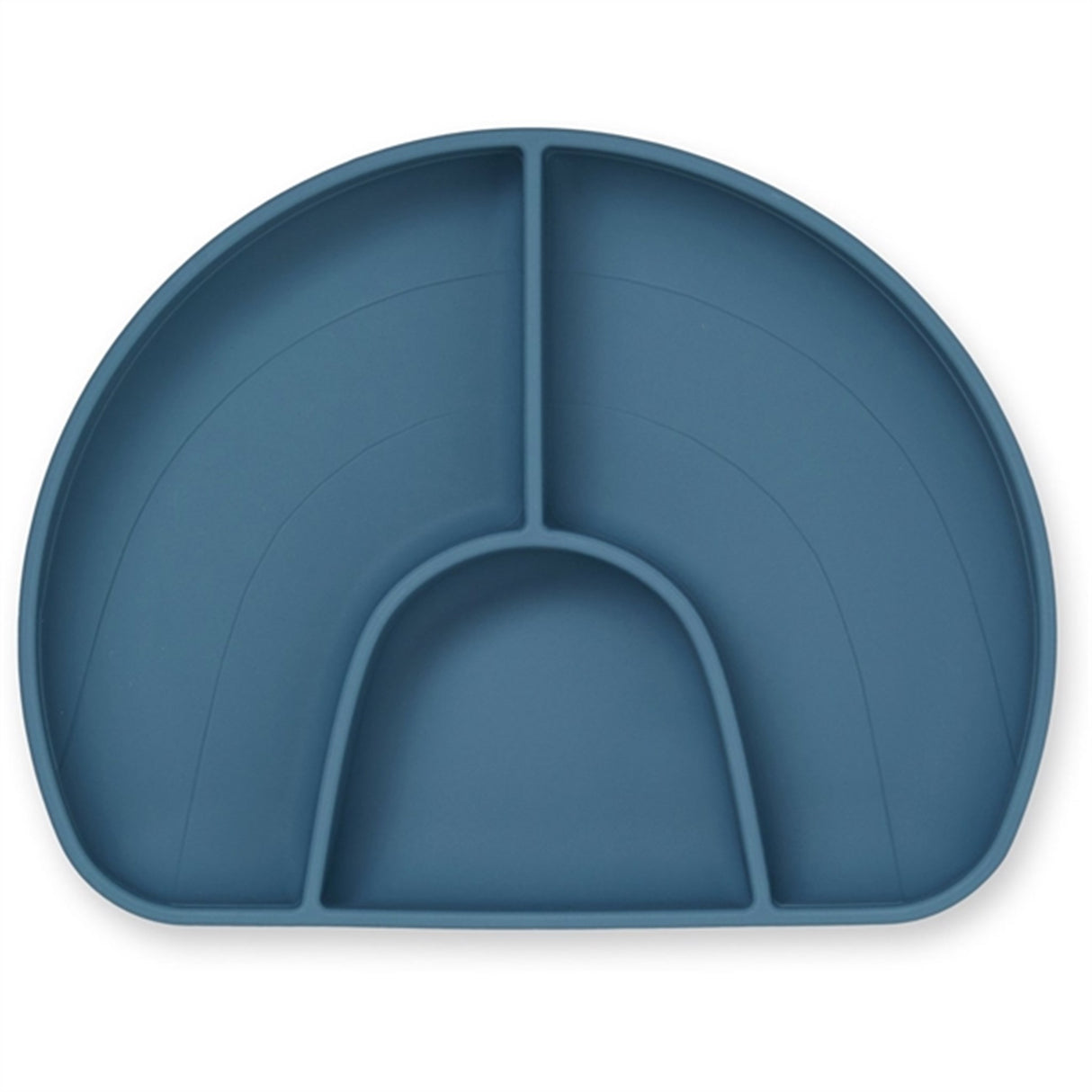 Cam Cam Copenhagen Rainbow Divided Plate Midnight Blue