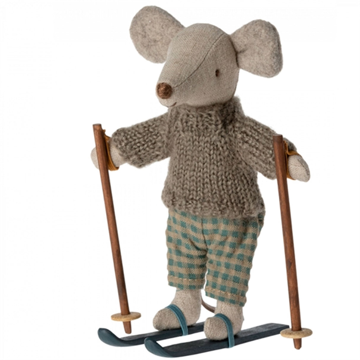 Maileg Winter Mouse With Ski Set, Big Brother