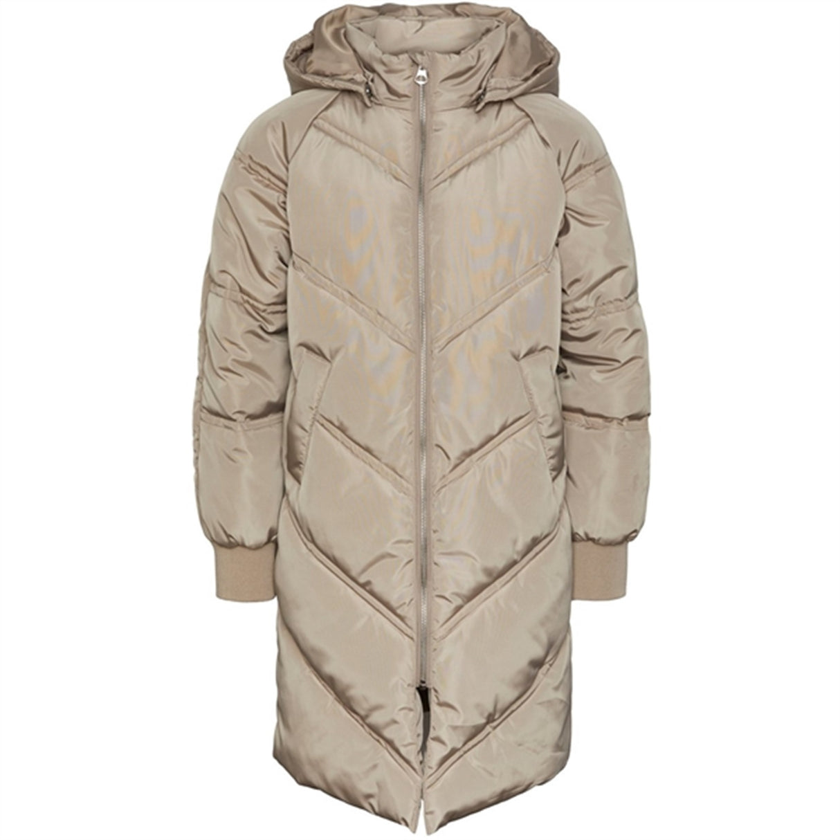 Pieces Kids Silver Mink Nelicity Puffer Jacket