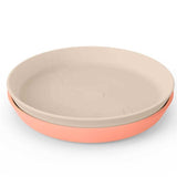 Done by Deer Kiddish Plate 2-pack Elphee Sand/Coral