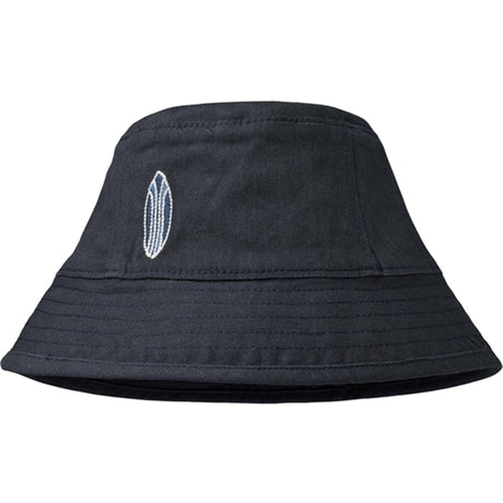 Wheat Navy Bucket Hat Embroidery Alec