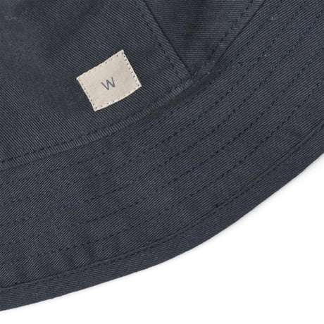 Wheat Navy Bucket Hat Embroidery Alec 2