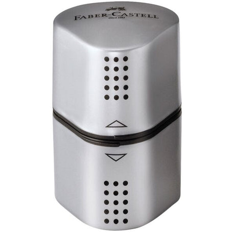 Faber Castell Grip 2001 Sharpener Trio Silver