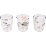 Done by Deer Yummi Mini Glass Sea Friends 3-pack Mustard