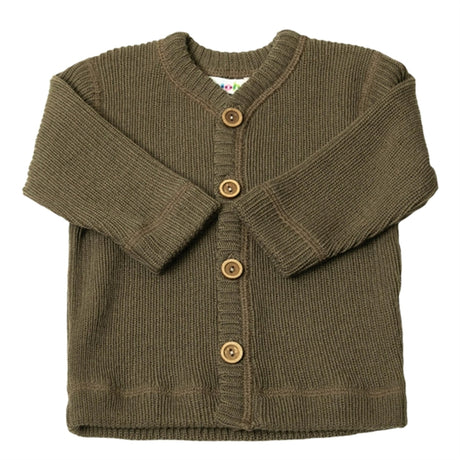 Joha Wool Dark Beige Cardigan