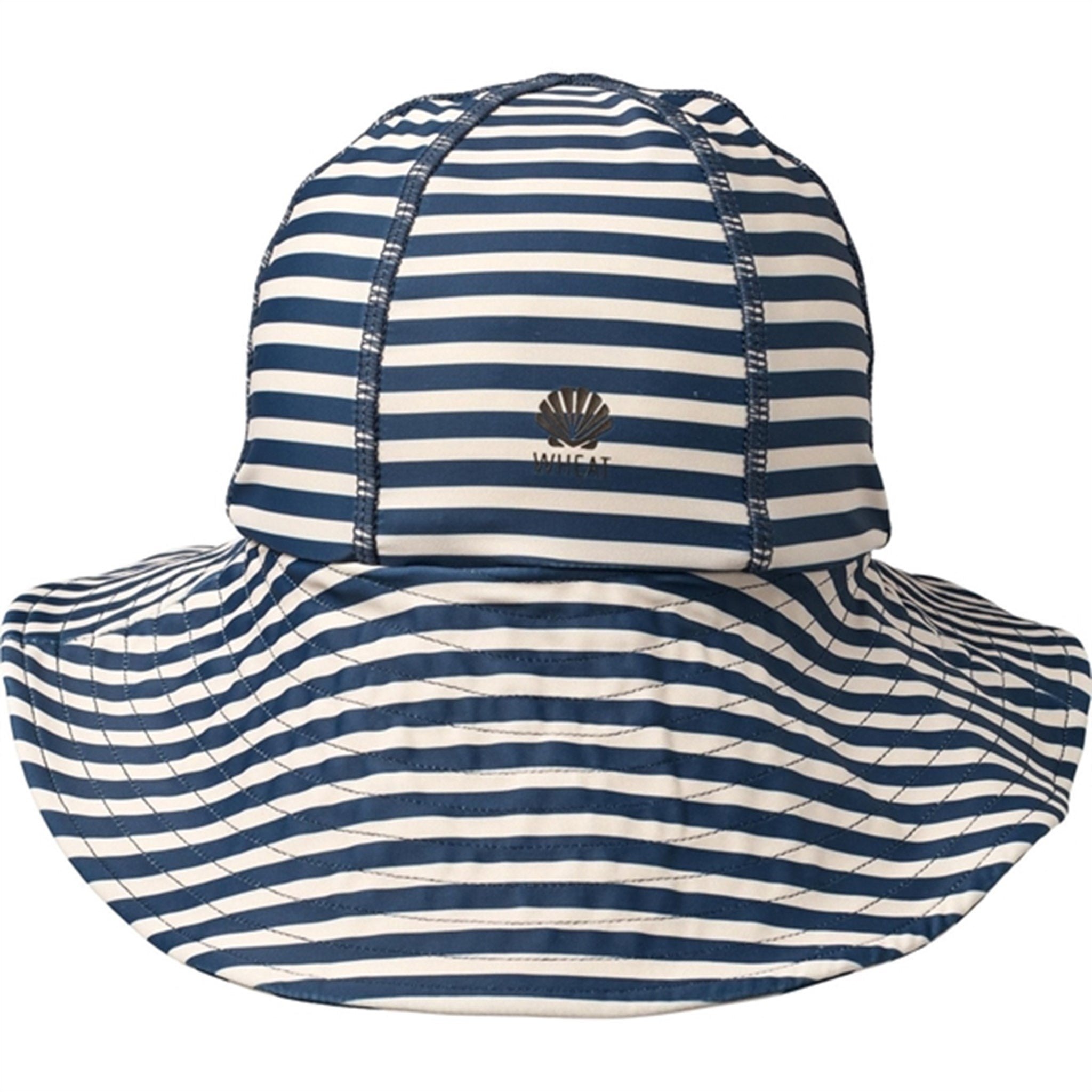 Wheat Indigo Stripe UV Sun Hat 2