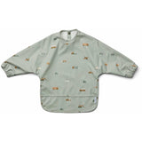Liewood Merle Cape Bib Vehicles/Dove Blue Mix