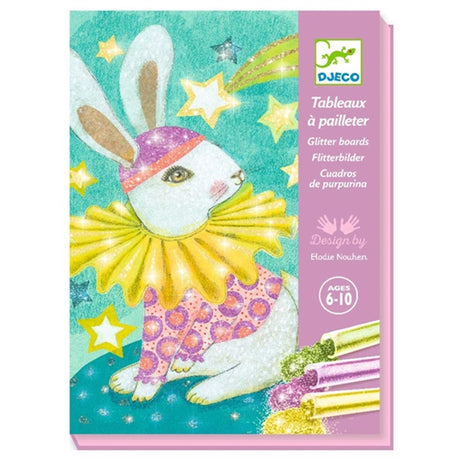 Djeco Glitter Boards Animal Carnival