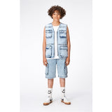 Molo Light Stone Denim Alvy Shorts 5