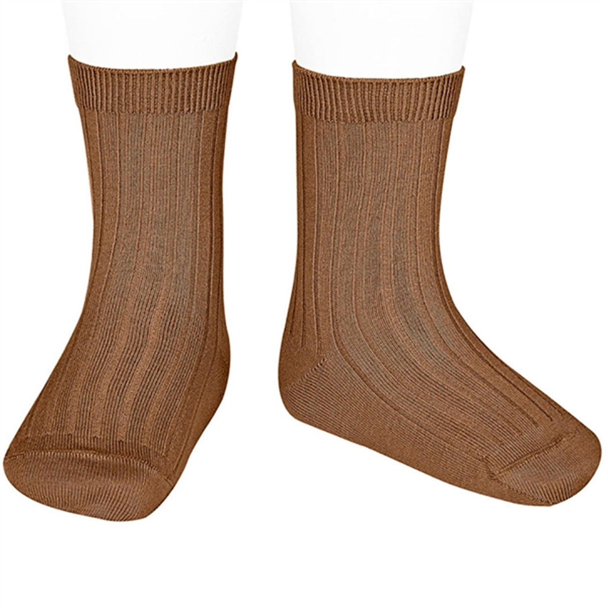 Cóndor Socks Basic Rib Toffee