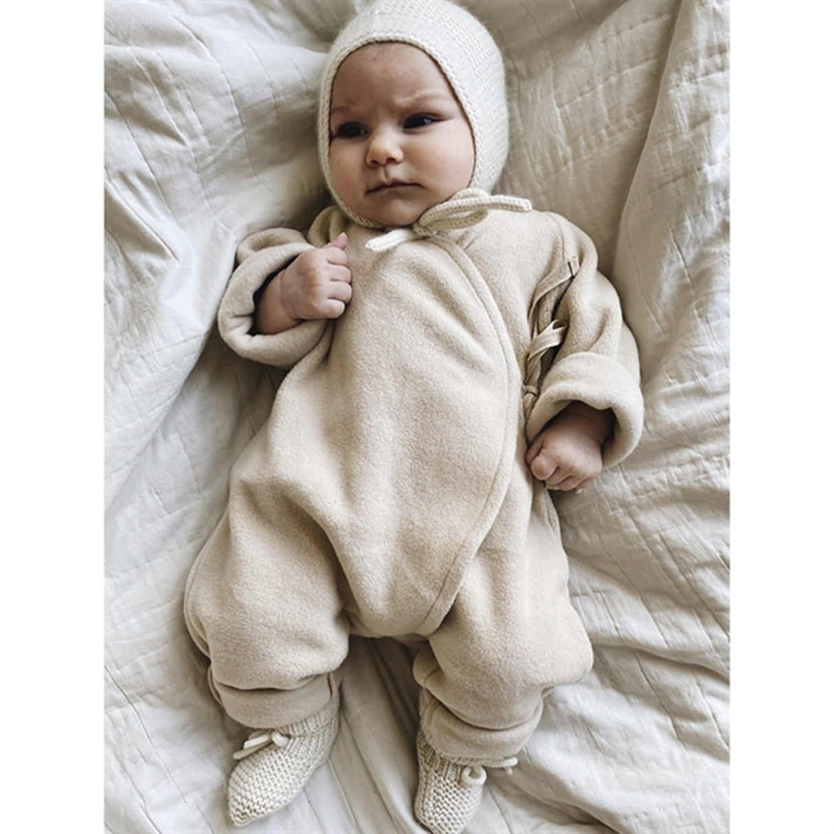 lalaby Ivory Memphis Fleece Suit