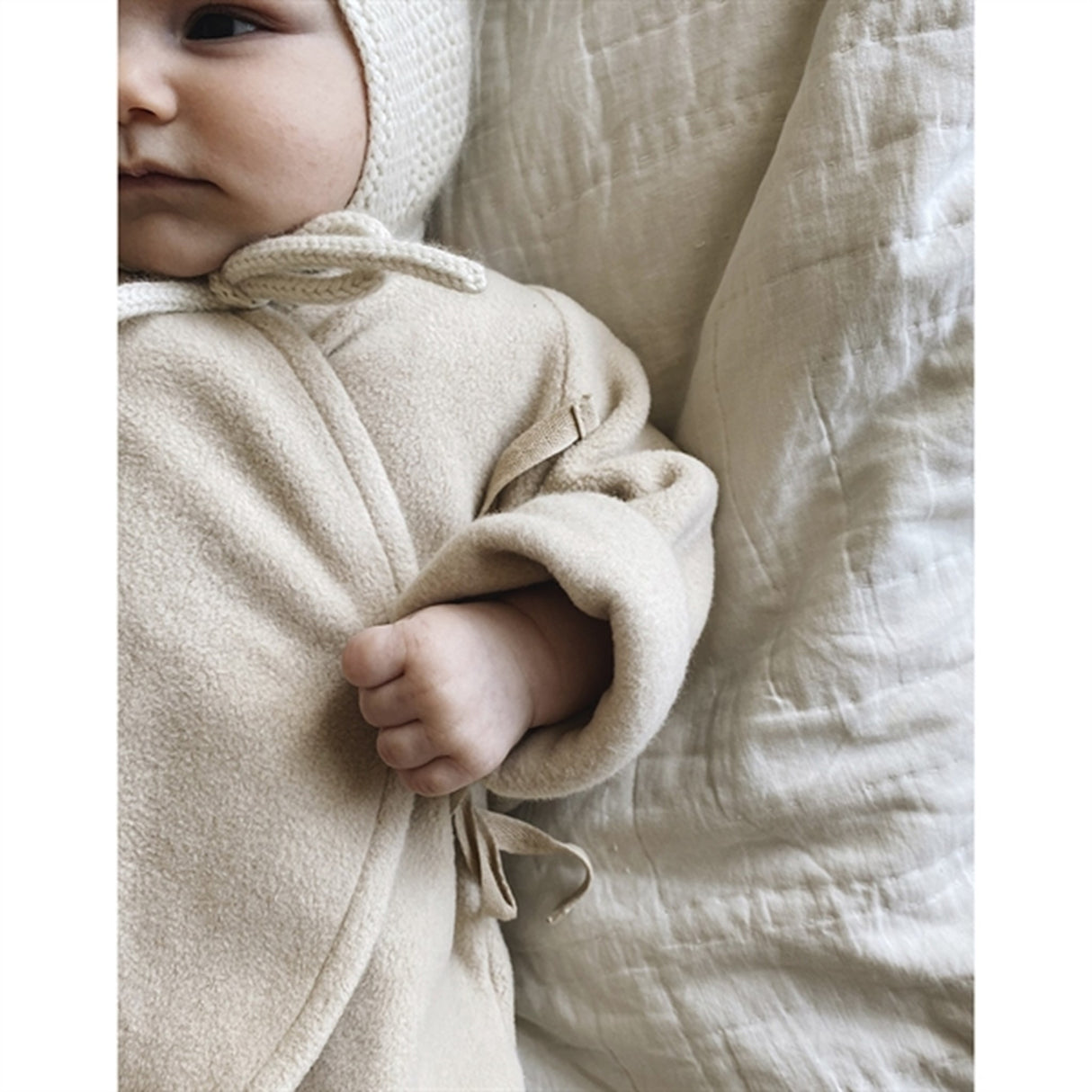 lalaby Ivory Memphis Fleece Suit