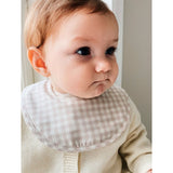 lalaby Grey Check Bibi Bib