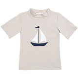 Petit Crabe Latte Ash Swim Shirt