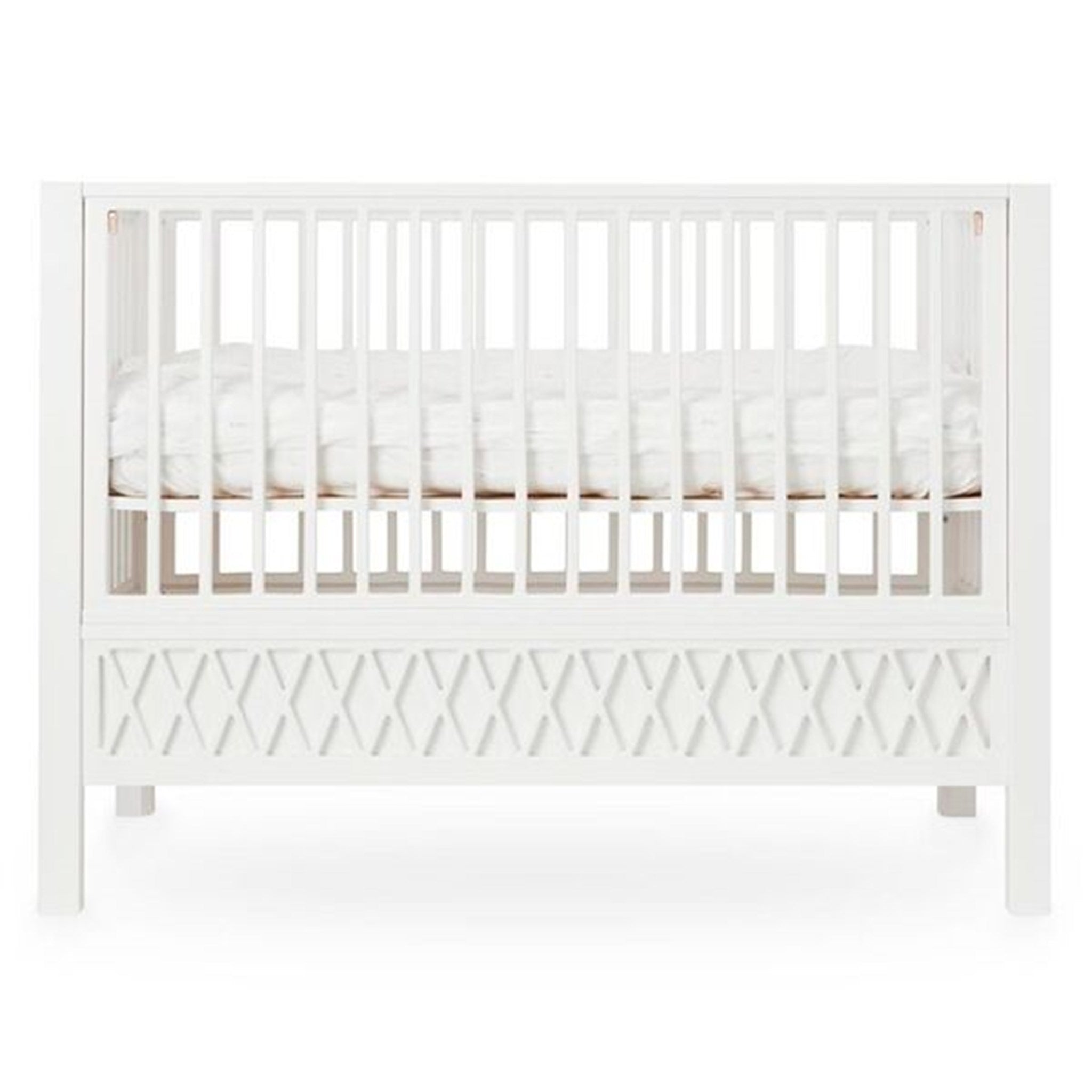 Cam Cam Copenhagen Harlequin Baby Bed White 3