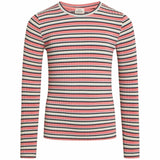 Mads Nørgaard 5x5 Stripe Talika Blouse Multi Strawberry Pink