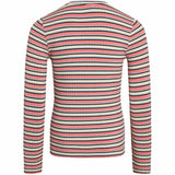 Mads Nørgaard 5x5 Stripe Talika Blouse Multi Strawberry Pink