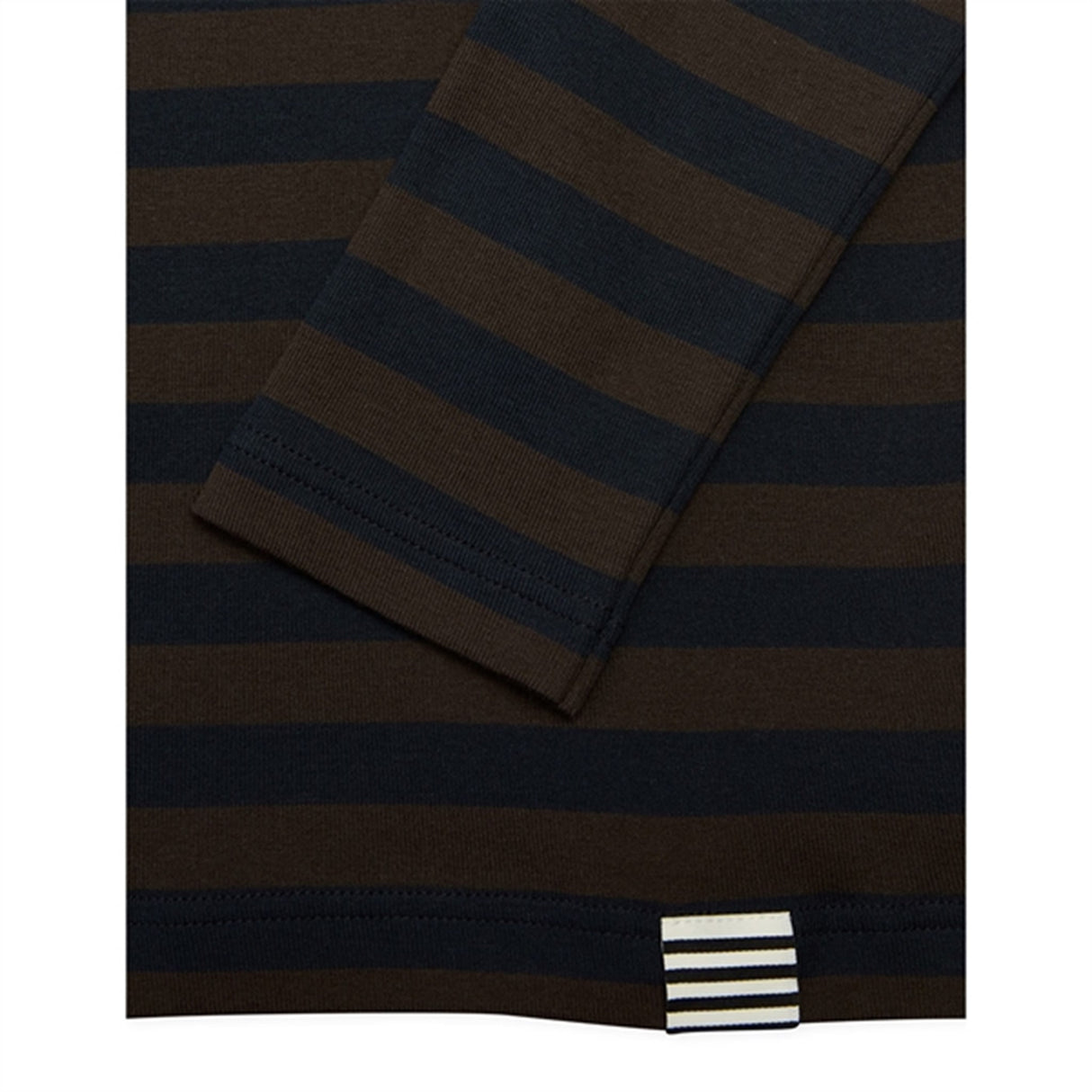 Mads Nørgaard Black Coffee/Sky Captain Midi Rib Tobino Blouse