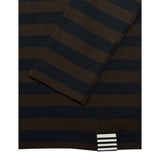 Mads Nørgaard Black Coffee/Sky Captain Midi Rib Tobino Blouse
