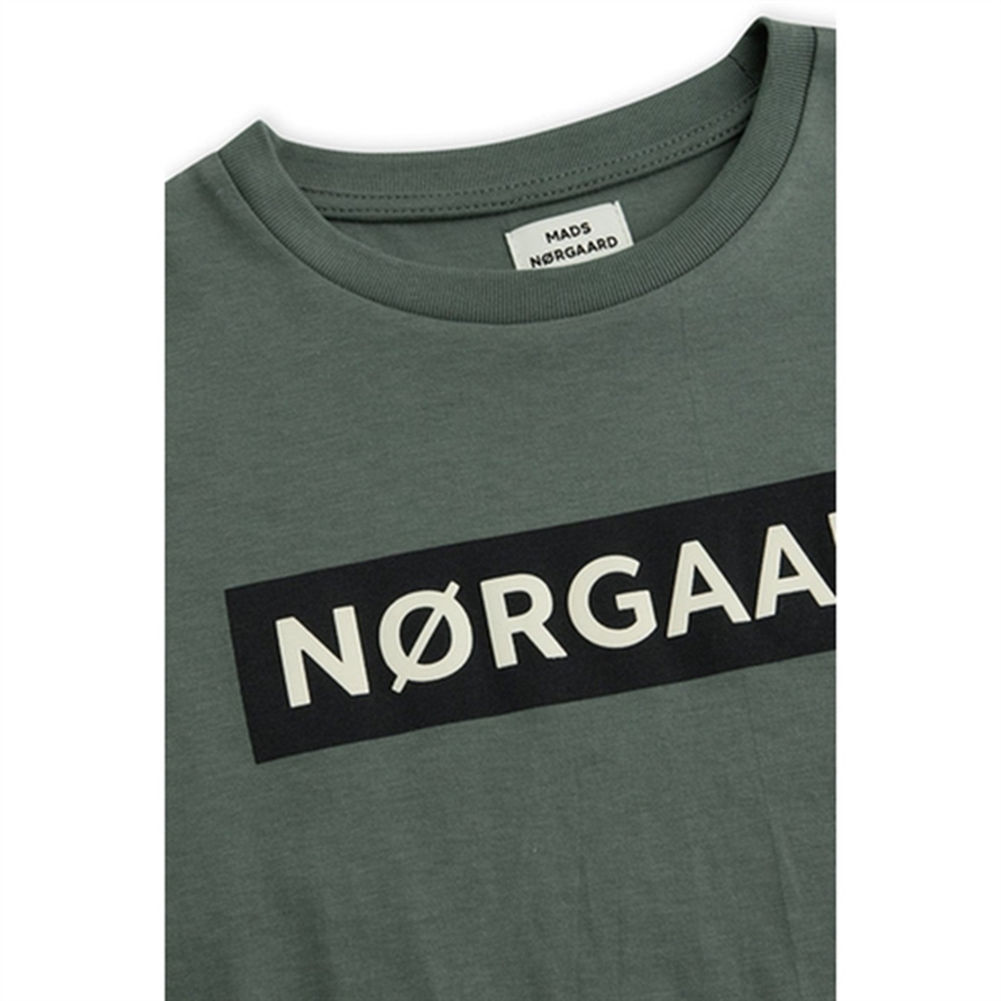 Mads Nørgaard Printed Tee Thorlino T-Shirt Balsam Green 2
