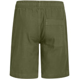 Mads Nørgaard Dyed Canvas Seano Shorts Olivine 4